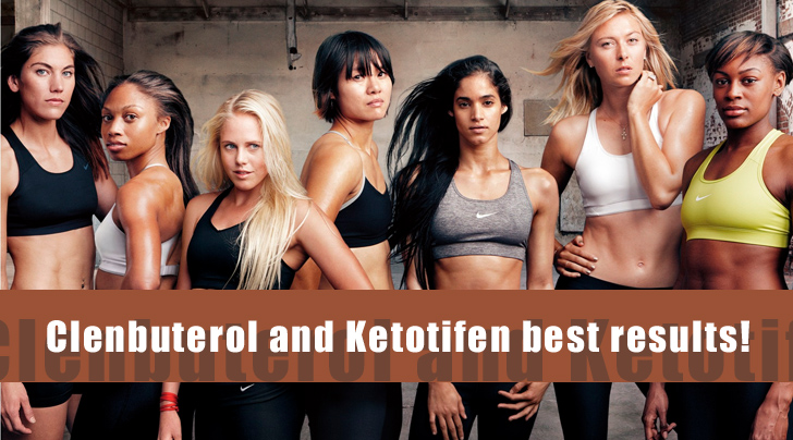 Clenbuterol and Ketotifen best results!