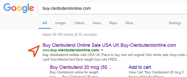 Buy Clenbuterol on Google